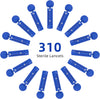 Metene Blood Lancets 310 Count, Disposable Twist Top Lancets for Lancing Devices